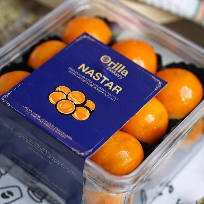 

Produk Baru!! Nastar Glowing Jumbo Premium Full Wisman selai nanas homemade tanpa pengawet Orilla Bakery
