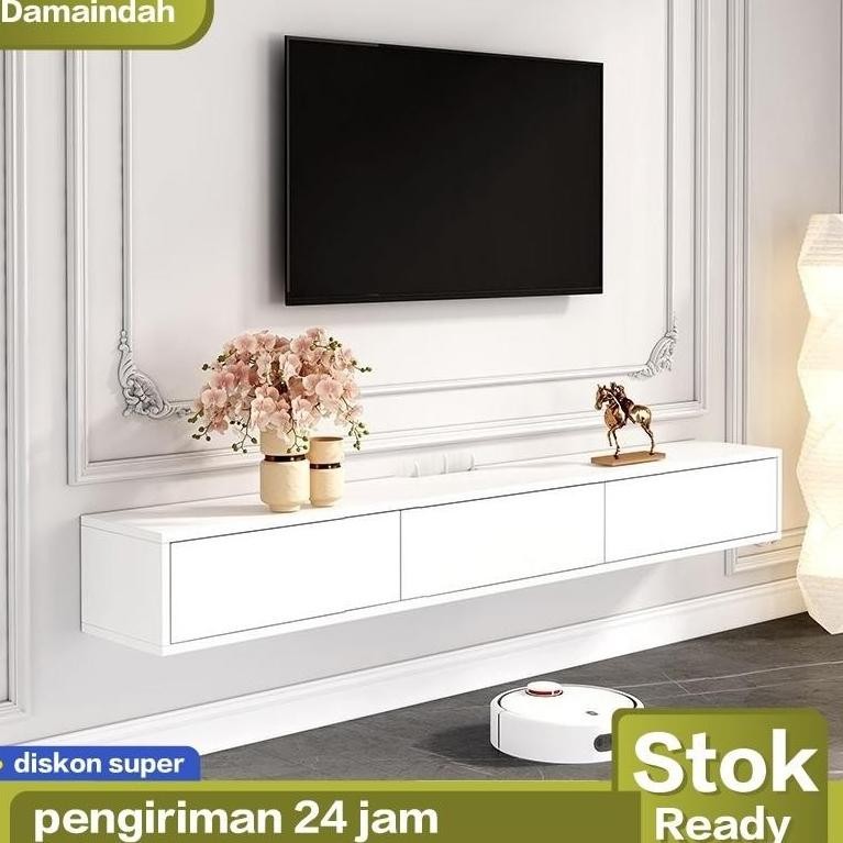 Meja TV Gantung / Lemari TV Gantung / Rak TV Gantung / Minimalis / Modern / Murah