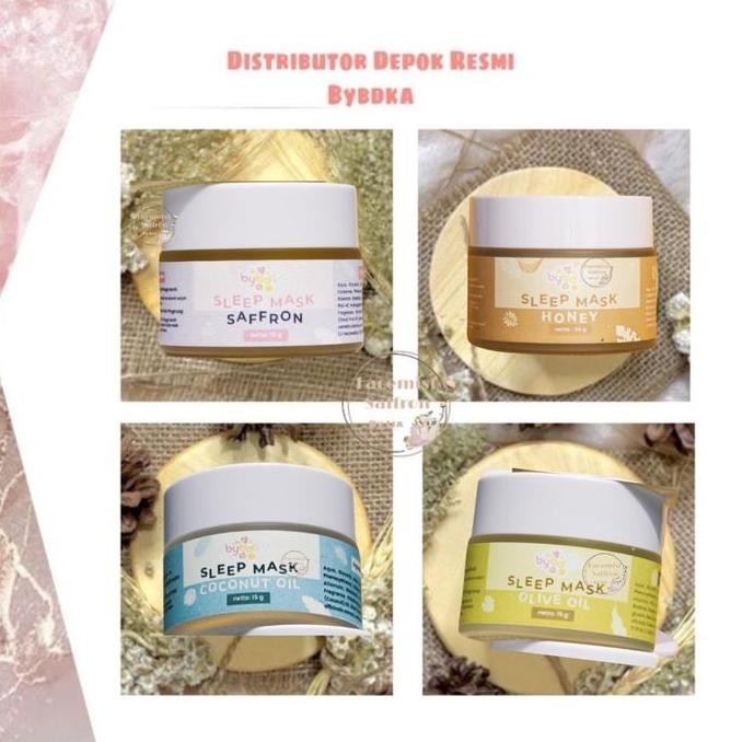 Sale Buy 1 Get 1 Gift + Sleeping Mask Bybdka Sleepmask Bybdka Saffron,Zaitun,Madu,Oil Berminyak Brun