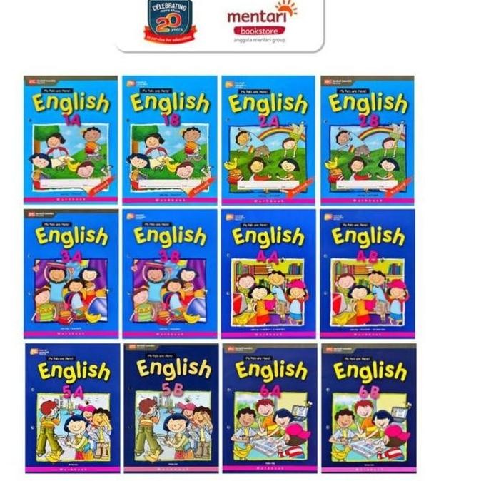 ready stock My Pals are Here English WorkBook | Buku Pelajaran SD Siswa