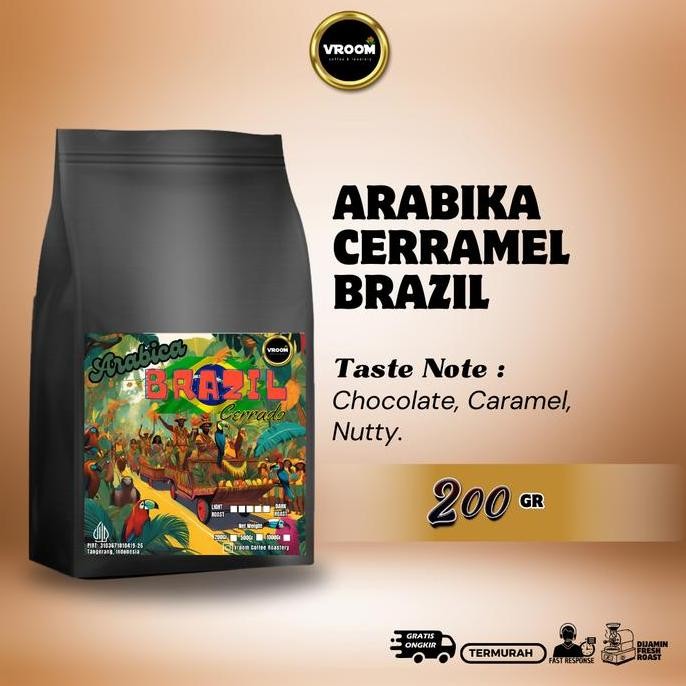 

KOPI ARABIKA BRAZIL CERRADO ARABICA COFFEE BEANS BIJI BUBUK TERMURAH