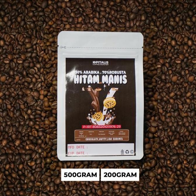 

KOPITALIS KOPI BIJI ATAU BUBUK HOUSE BLEND 70/30 BLACK SWEET 200GRAM DAN 500GRAM TERMURAH