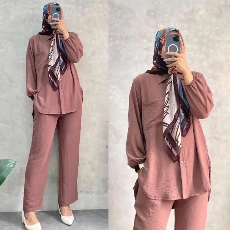 ND Amanda One Set | Setelan Amanda / One Set Amanda Jumbo / Amanda One Set Jumbo / One Set Amanda LD