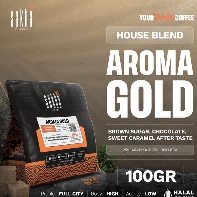 

KOPI AROMA GOLD BLEND COFFEE ROAST BEAN ESPRESSO ROASTED BEANS BIJI BUBUK 100 GRAM TERMURAH