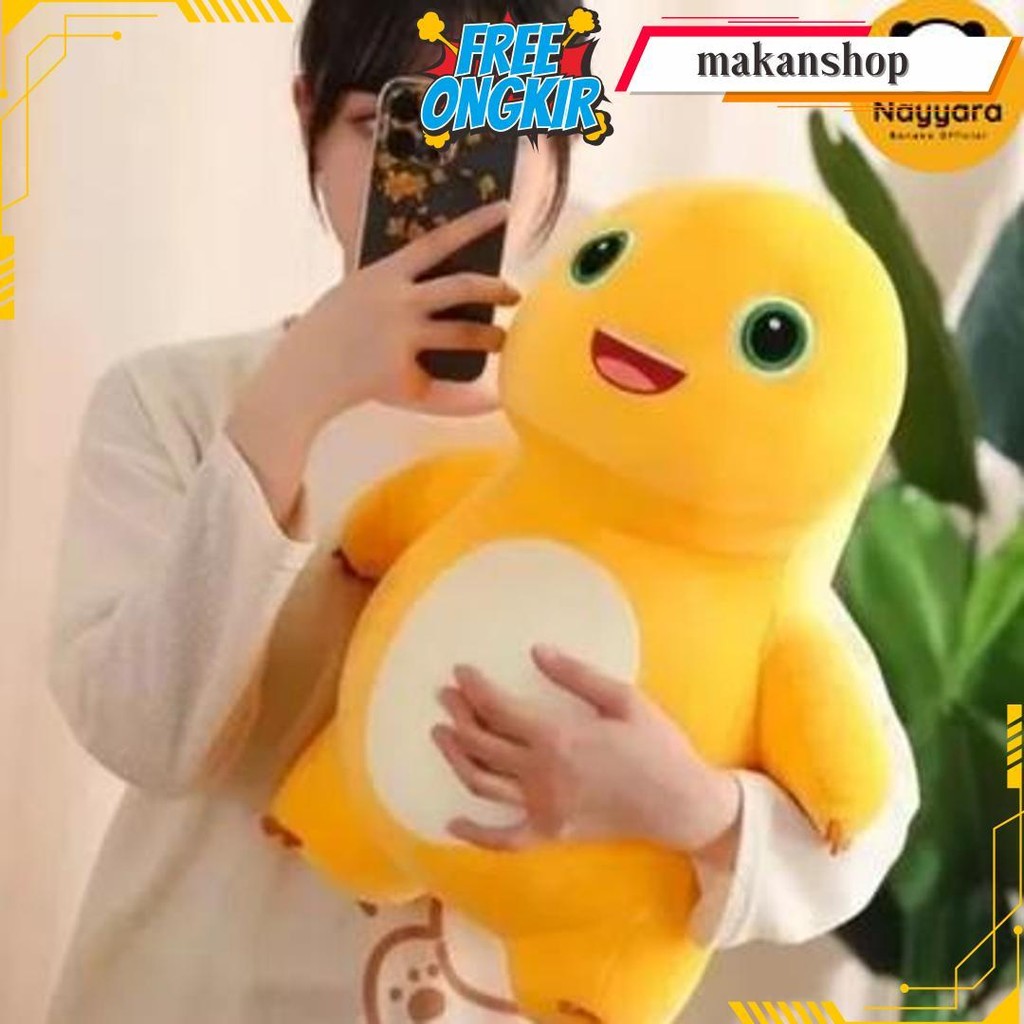 Boneka Dino Nailoong Jumbo Ukuran 70 Cm Sni Boneka Dino Kuning Boneka Dino Nailong Dino Nailoong Ter