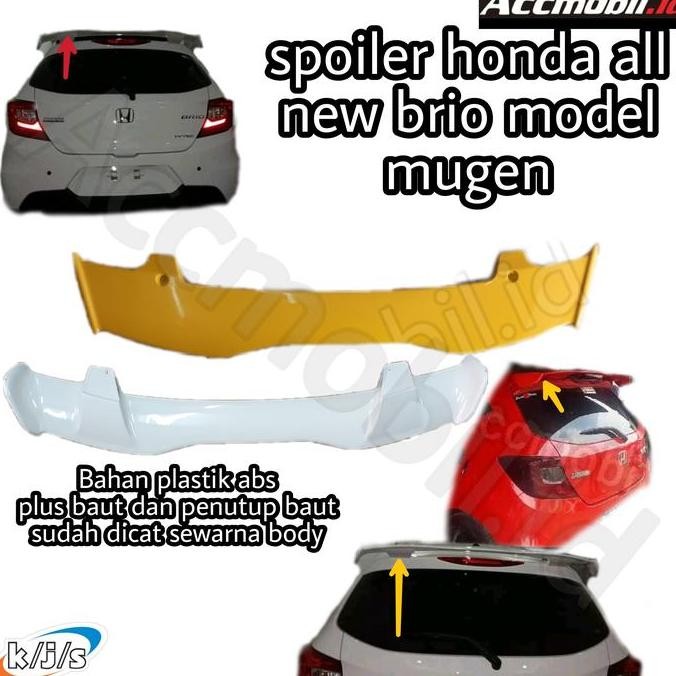 spoiler honda brio mugen plastik spoiler brio mugen spoiler honda all