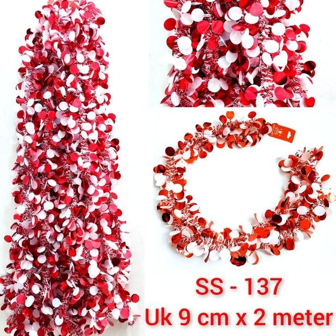 Slinger Bendera Merah Putih 17 Agustus Dekor Tinsel Co