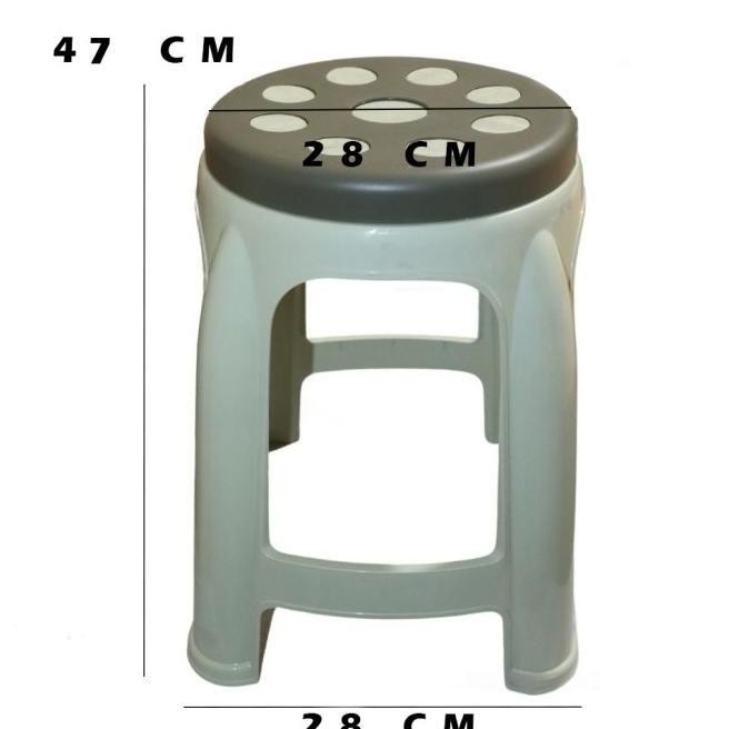 Bangku Bakso Tinggi Kursi Plastik Tebal Kursi Makan Kursi Dingklik Anak Berkualitas 639