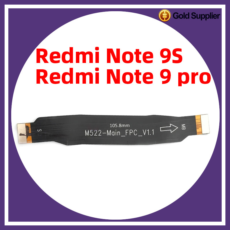 

Untuk xiaomi redmi note 9s note 9 pro papan utama motherboard konektor papan utama penggantian kabel