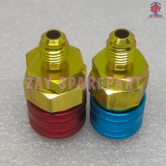 Promo ADAPTER QUICK COUPLER AC MOBIL R134a / ADAPTOR AC MOBIL R134a / QC12 COD