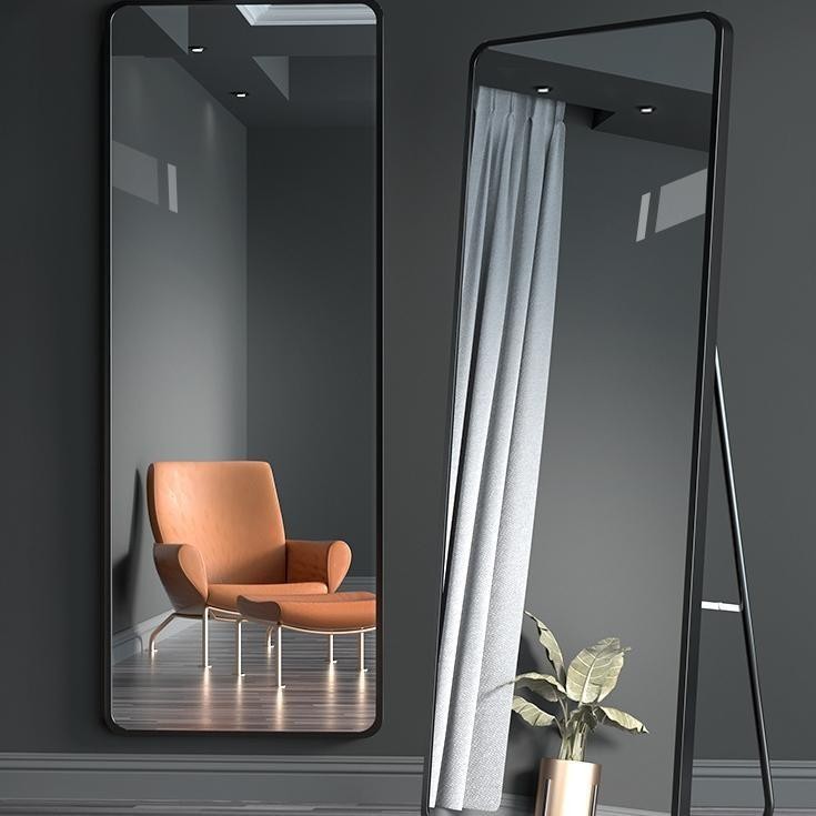 RA Standing Mirror /Cermin Berdiri Oval /Cermin berdiri dengan Roda /Cermin Berdiri Full Body