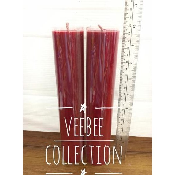 Promo Lilin 5x30cm merah/lilin besar /Lilin COD