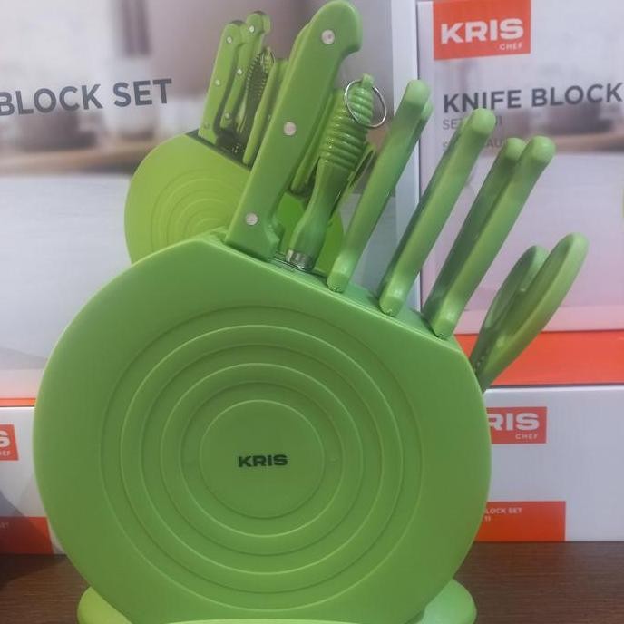 Kris set pisau dapur knife 11 pcs