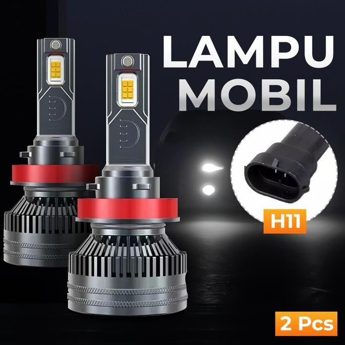 New Lampu Depan Mobil Super Terang Car LED Headlight Bulb H1 H4 H11 4300K