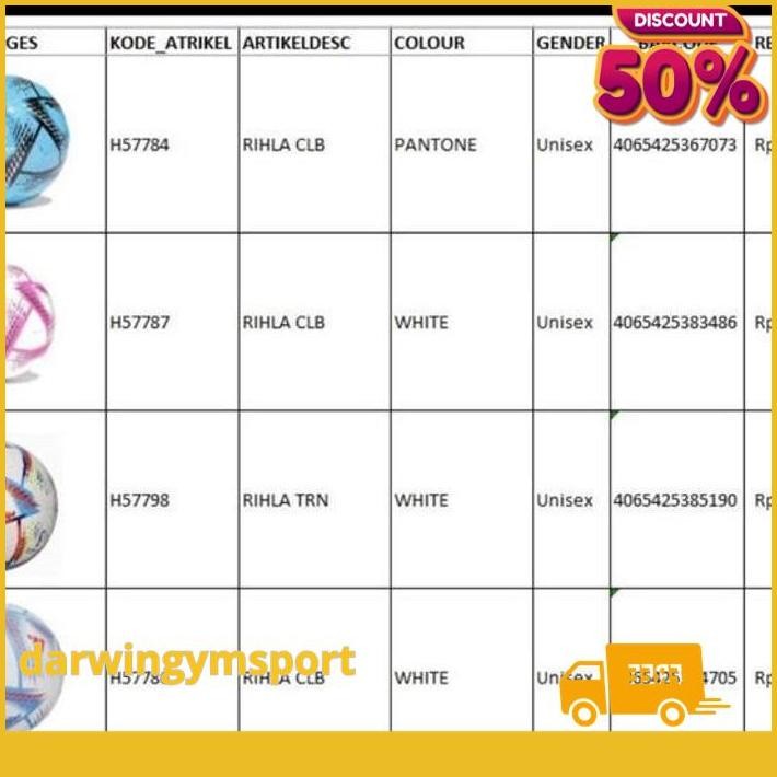 BOLA SEPAK ADIDAS SIZE 5 AL RIHLA CLUB BALL ORIGINAL H57786 TERBAIK