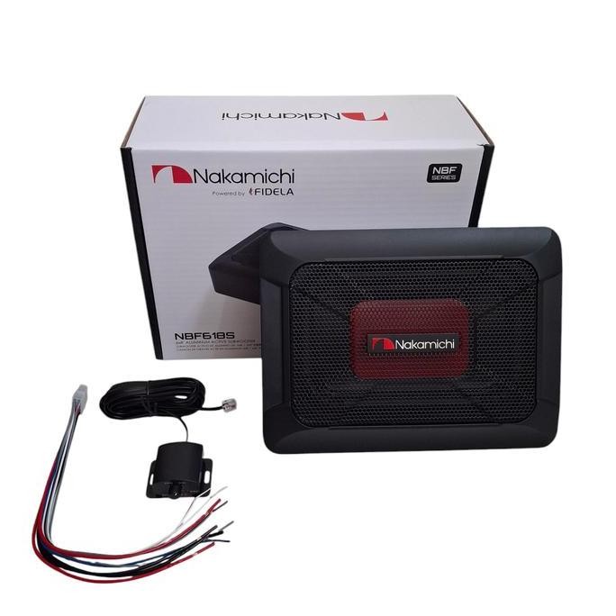 Subwoofer kolong nakamichi nbf618s subwoofer aktif nakamichi 6x8"