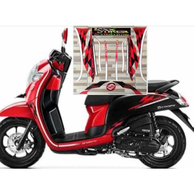 Promo striping original Honda scoopy sporty tahun 2017 2018 COD
