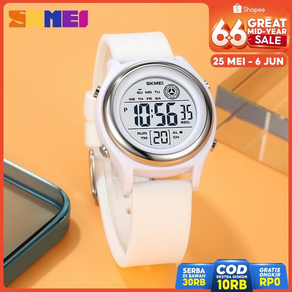Jam Tangan Pria/Wanita SKMEI 2094 Fashion Olahraga Digital LED Luminous Anti Air Original Dial Kecil