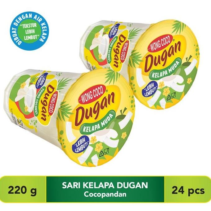 

Grosir Wong Coco Nata De Coco Dugan 220Gr X 24 (1 Karton)