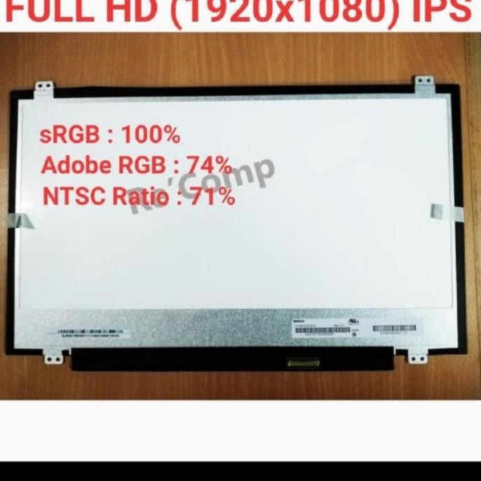 Led Lcd Asus Tp410U Tp410Ua Ux410Ua 14 Inch Full Hd Ips N140Hce-En1