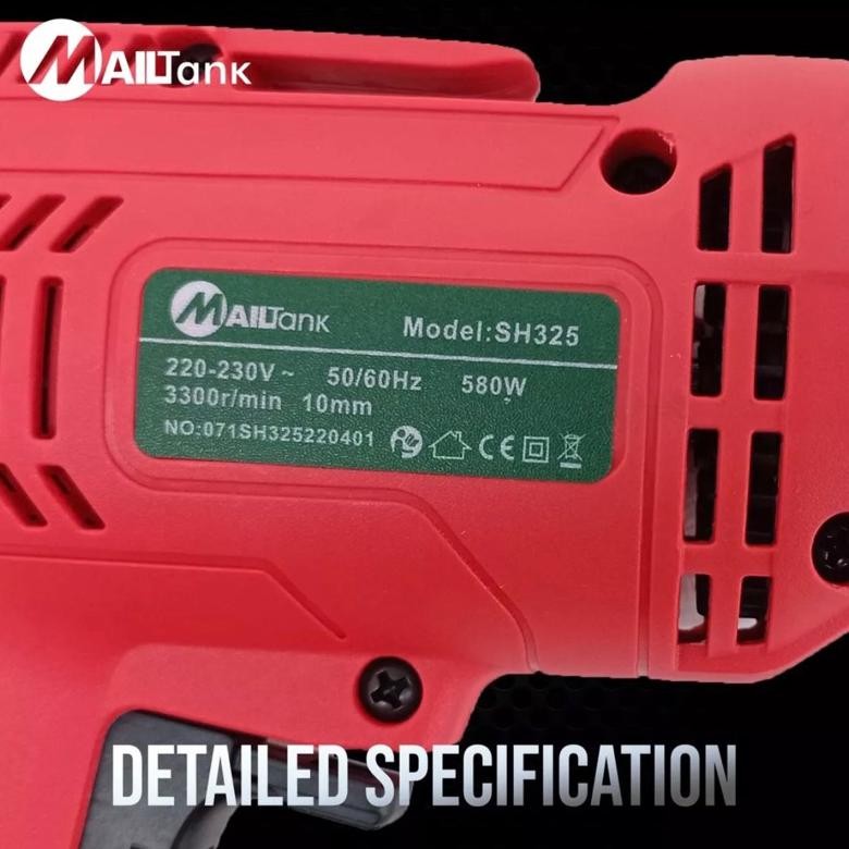 Oh34 Fgk-24 Mesin Bor Sh522 Mailtank / Mesin Bor 10Mm Mailtank / Mesin Bor Listrik 10Mm Mailtank / M