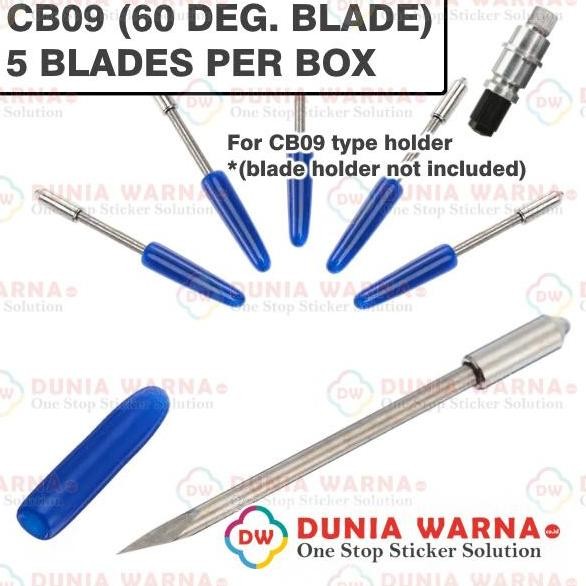 

[5 PCS] MATA PISAU CUTTING GRAPHTEC 60 CE 6000 CB09 CARBIDE BLADE ORIGINAL DAN TERPERCAYA