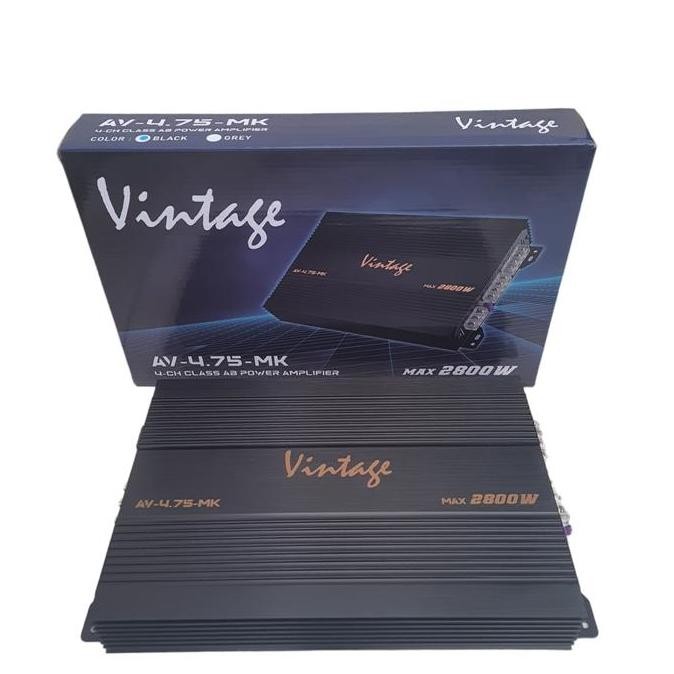 Power amplifier 4 channel vintage av-4.75-MK by lm audio