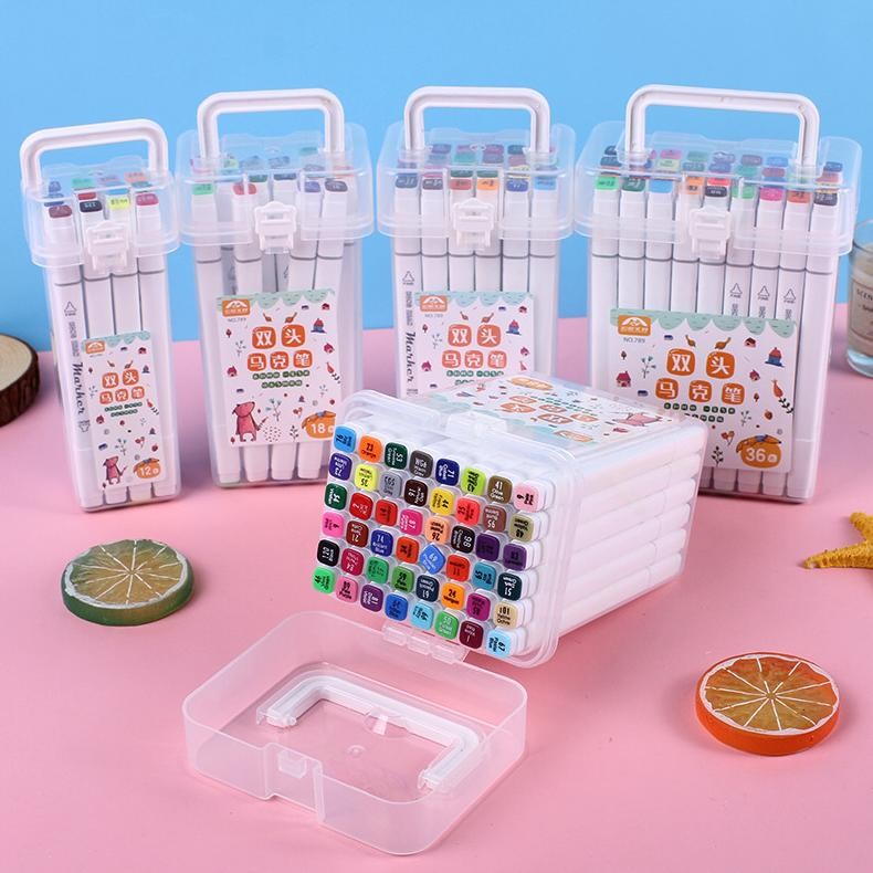 

Spidol Warna Set 12 24 Warna Sketch Marker 2 In 1 Spidol Sketsa Double Sekolah Alat Tulis Menggambar