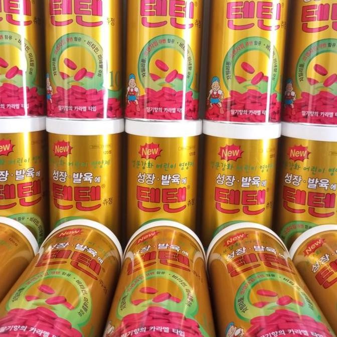 

Grosir Tenten Chewable Tablet Vitamin Korea Isi 120 Pcs Growth Vit