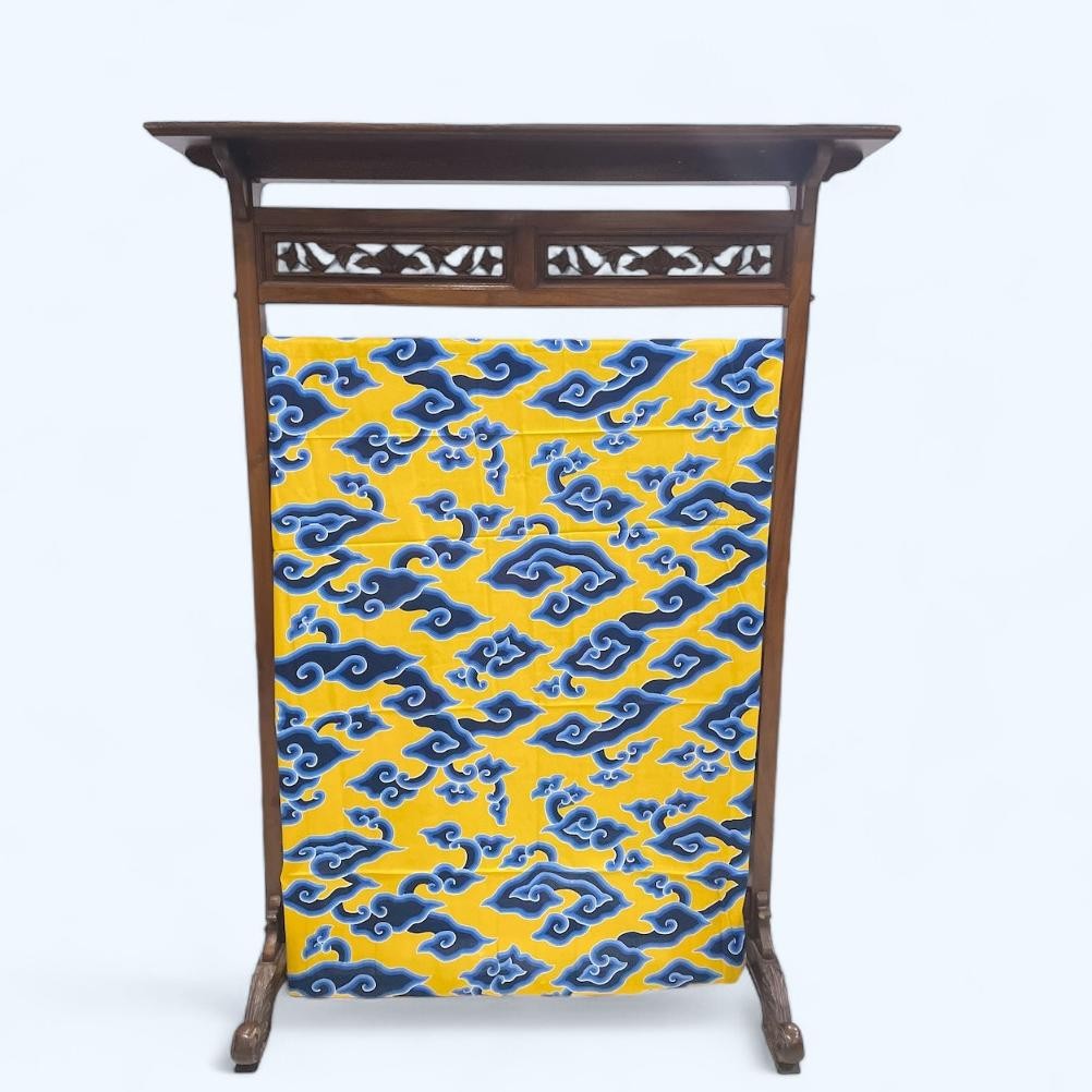 YZ BATIK SALMA Kain Batik Motif Mega Mendung Khas Trusmi Cirebon Bahan Katun Jarik Panjang Megamendu