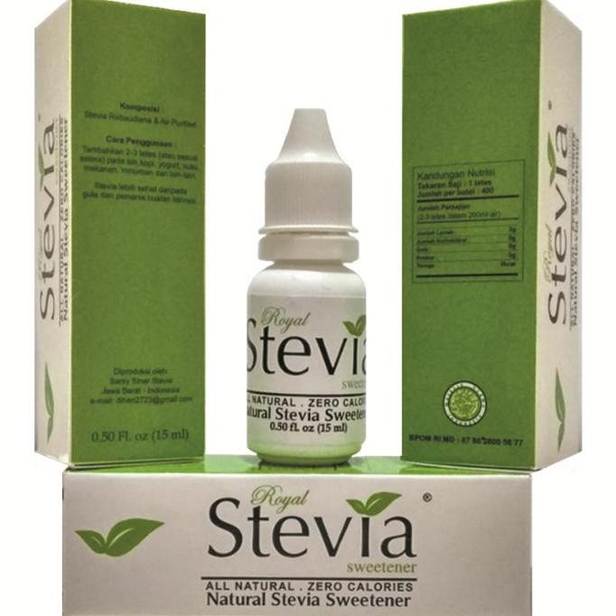 

HIW ORIGINAL ROYAL STEVIA GULA CAIR PEMANIS ALAMI NOL KALORI / GULA DIABET