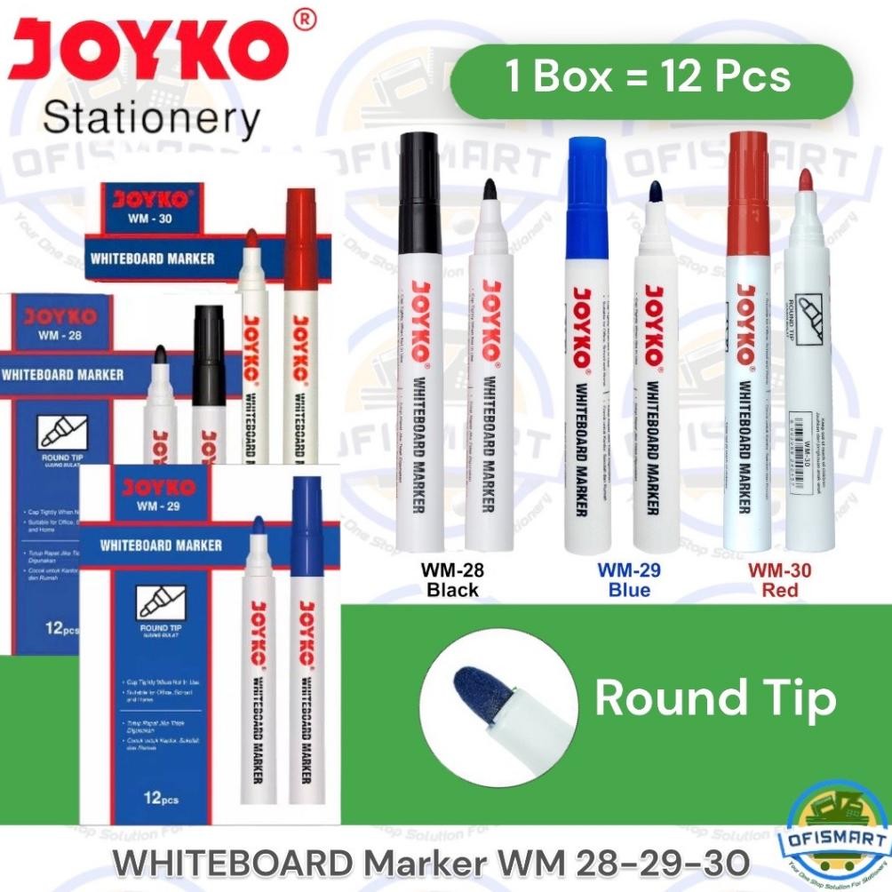 

Joyko Whiteboard Marker WM Spidol Papan Tulis | @1Box=12PCs