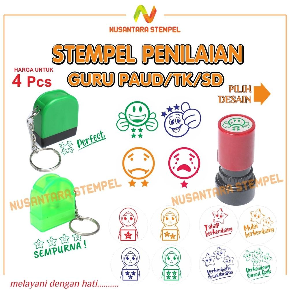 

terlaris stempel nilai tk sd paud stampel penilaian guru stamp teacher chacked character cap karakter koreksi murah