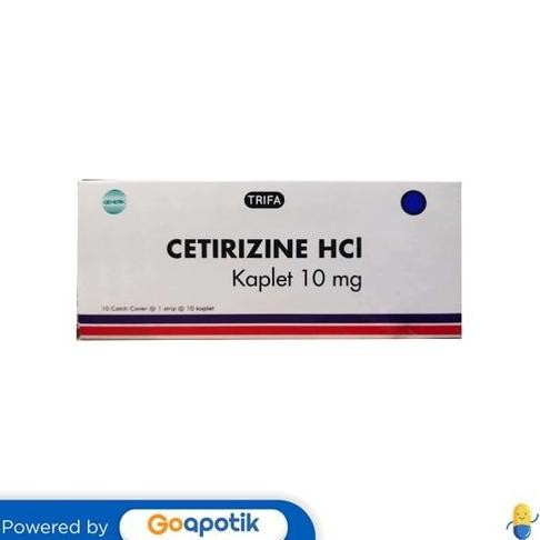 Cetirizine Hydrochloride Trifa 10 Mg Box 100 Kaplet