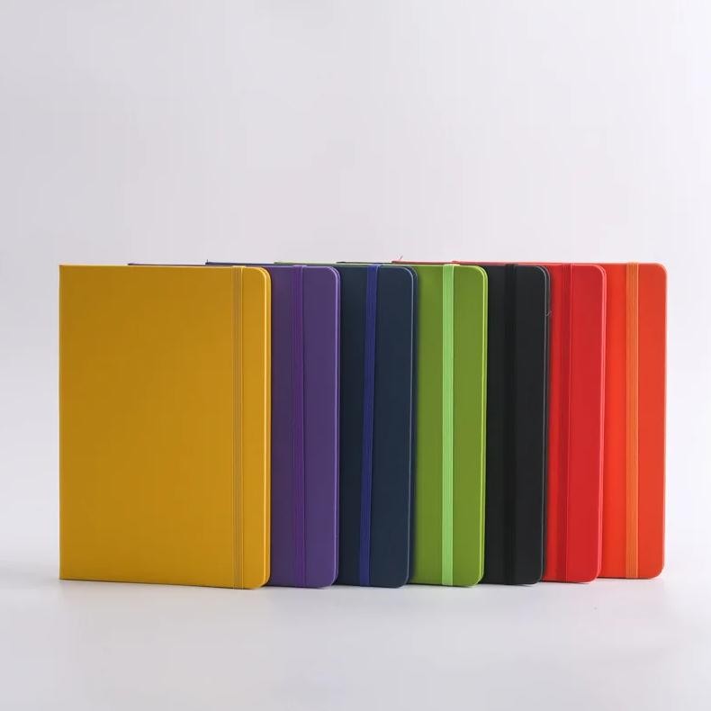 

A5/A6 Business Strap Pu Notebook Student Stationery Notepad 80 Sheets/160 Page Hand Account Book Sub Hand Account Book