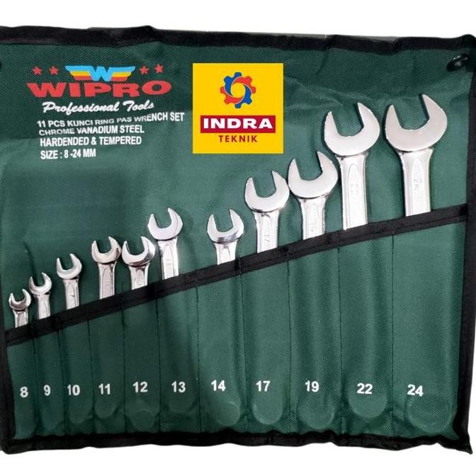 :>:>:>:>] Kunci Pas Ring set 11 pcs Wipro