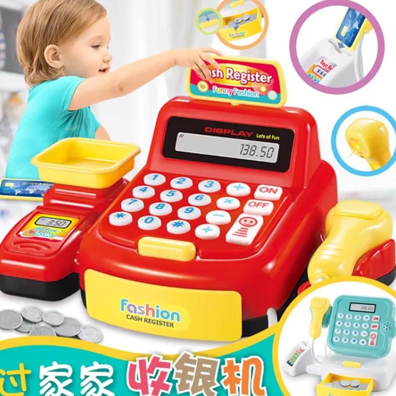 

Mainan Edukasi Kasir Mesin Berhitung Kalkulator Digital Cash Register