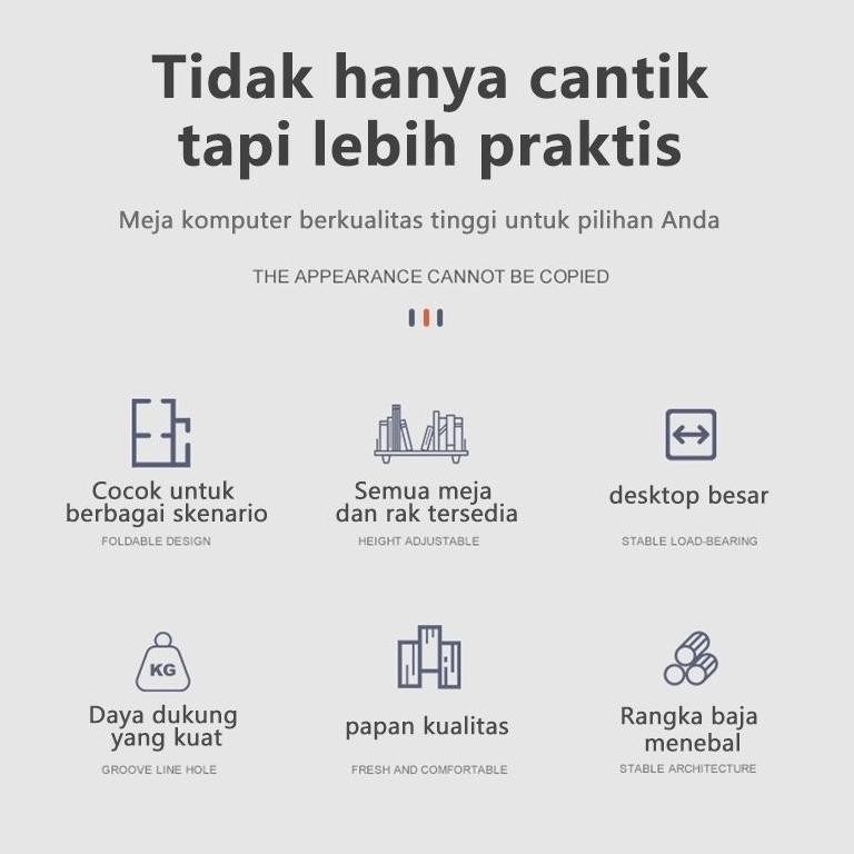 Meja Komputer/Meja belajar/Meja kantor/Meja pc/Meja 1 Meter/Lemari meja belajar(H table)