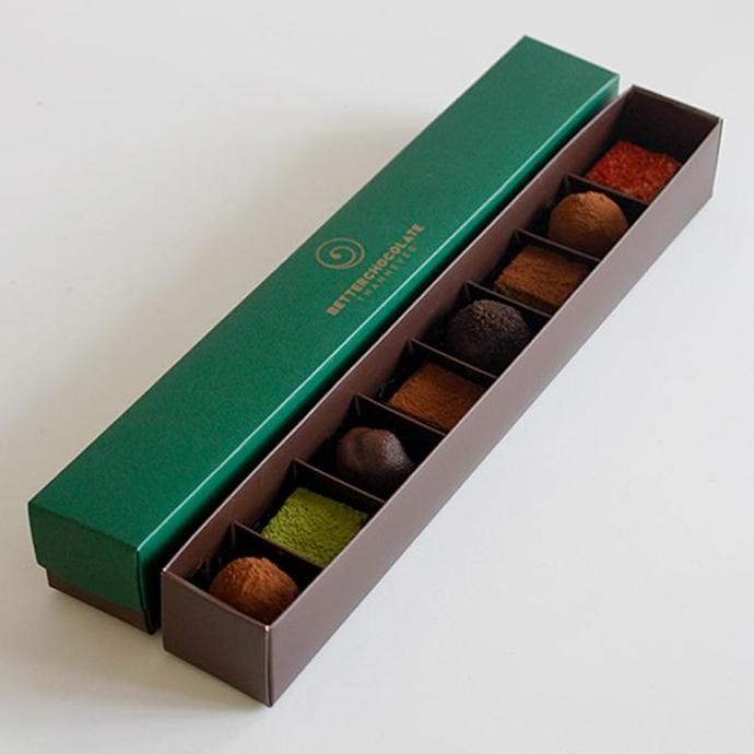 

Sale Box Of 8 Truffles Set (Mix Alcohol & Non Alcohol) - Betterchocolatethannever