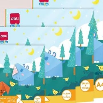 

Termurah Deli Origami Paper / Kertas Lipat Origami Jumbo 60pcs 30Warna 8363X