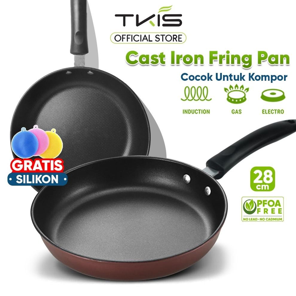 RADEN TKIS Frypan 28 Cm Wajan Panci Penggorengan Anti lengket