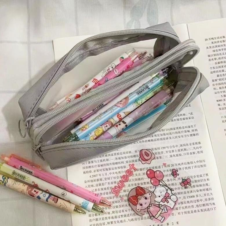 

Fx-23 SutangSnoopy Cute Large Capacity Pencil Case Kotak Pensil Make Up Tas Pencil Pouch Fx-23