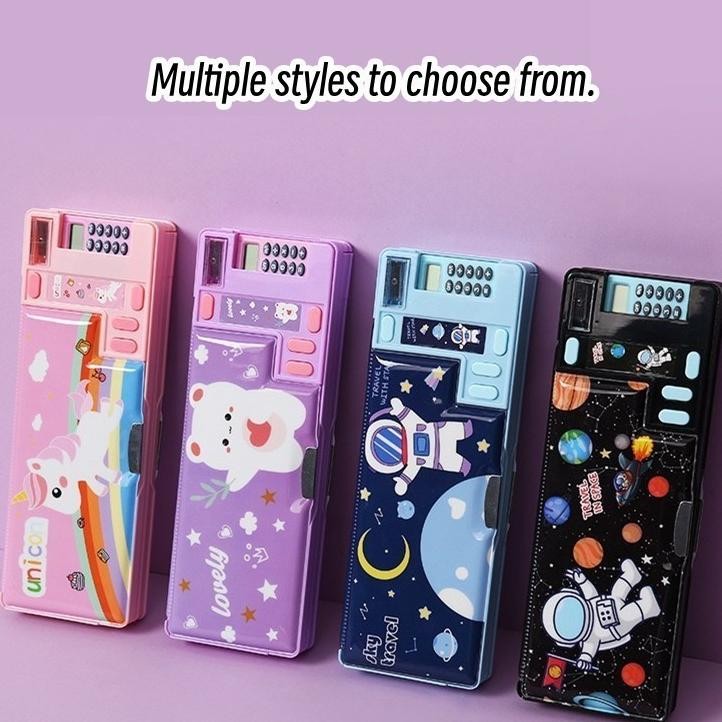 

Gh-67 [Cod] Tempat Pensil Kalkulator Pop Out Viral Kotak Pensil Lucu Tombol Rautan Gh-67