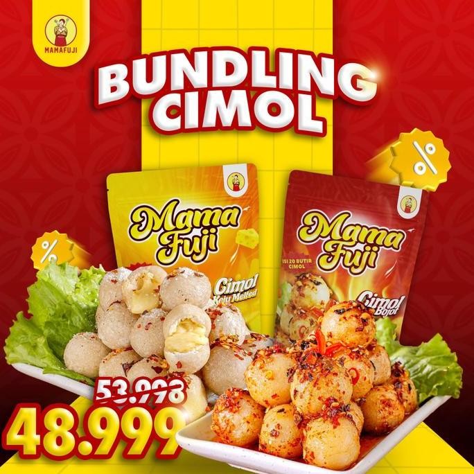 

Diskon! Mamafuji - PAKET MURAH isi 2 Cimol (Keju Lumer + Bojot Pedas Gurih)