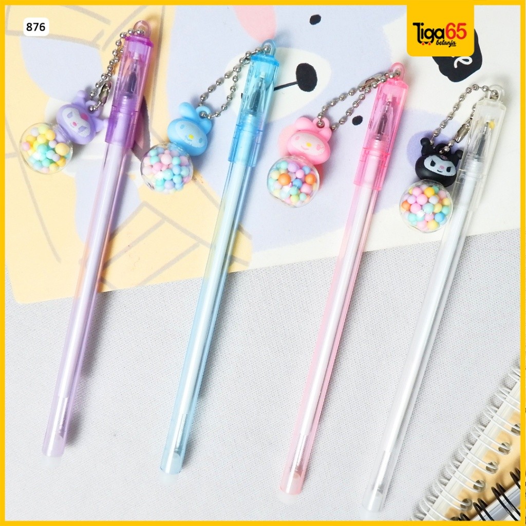 

Bolpen Gel/Pcs/ Pulpen Karakter Sanrio / Pulpen Gel 0.5 / Pulpen Hitam / Gel Pen 876