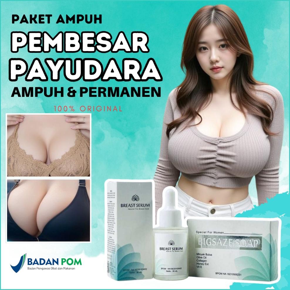 READY STOCK PAKET AMPUH BIGSIZE SOAP DAN BREAST SERUM INSTACARE SOLUSI AMPUH PEMBESAR PAYUDARA AMPUH