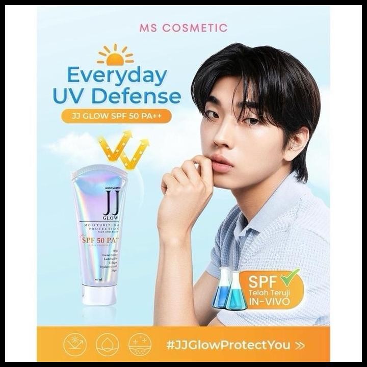 Terlaris Ms Glow Jj Glow Sunscreen Spf 30 | Spf 50 | Jj Glow Mini Good Quality