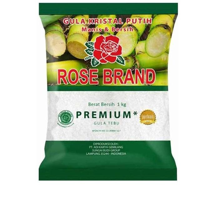 

HIW Rose Brand Gula Tebu Murni Kemasan Hijau Kuning 1 kg