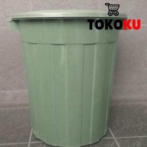 TERMURAH - EMBER 80 LITER TUTUP ABU