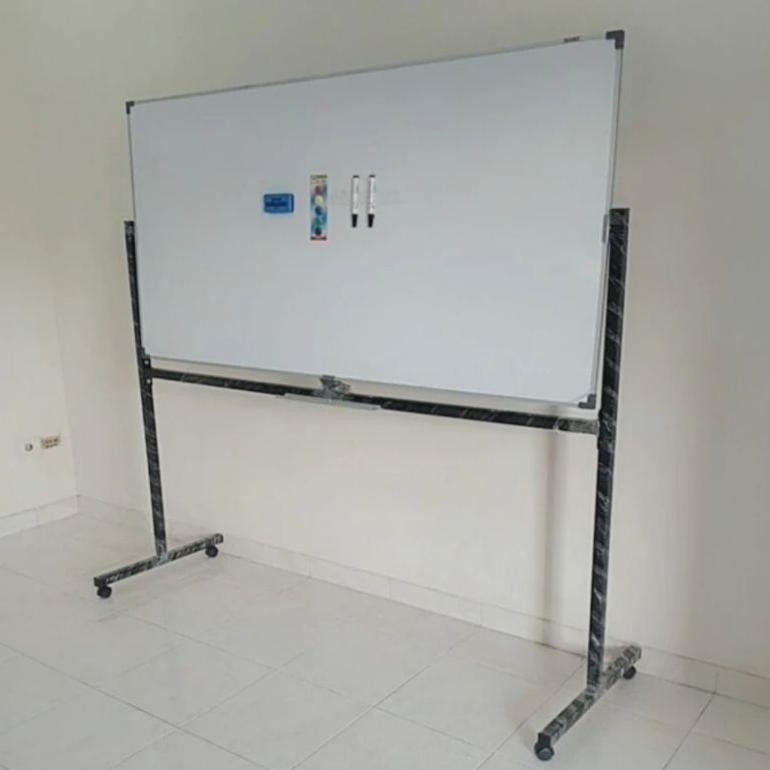 

READYYY DAIKI WHITE BOARD SINGLE F STAND MAGNETIK 90 X 180 CM DAN 90 X 150 CM/ PAPAN TULIS.